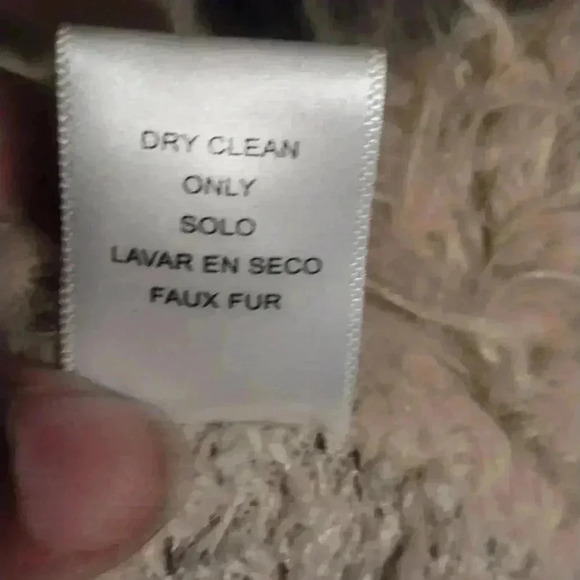 Love Tree Fur Wool Blend Vest Size M - Picture 9 of 9